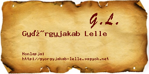 Györgyjakab Lelle névjegykártya